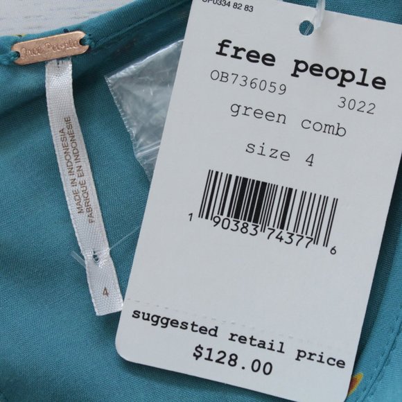 Free People Printed Long Sleeve Dress - Picture 9 of 12